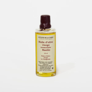 Huile d'olive au basilic - 12.5 cl